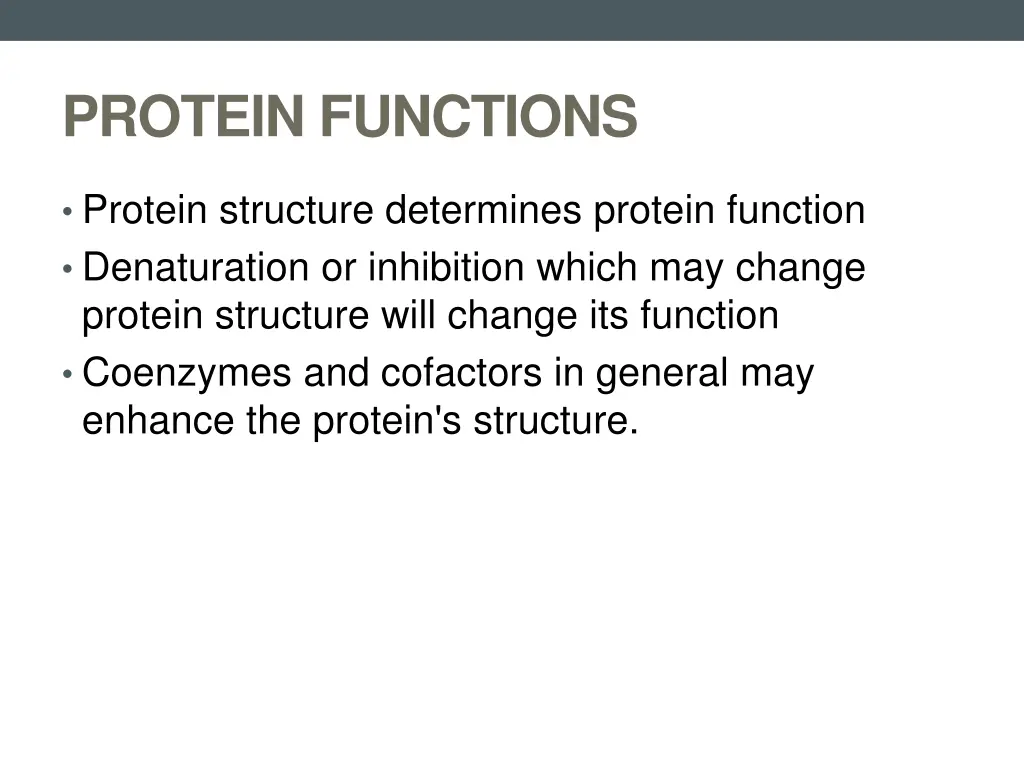 protein functions
