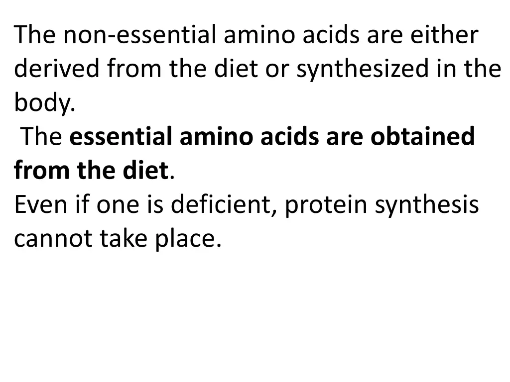 the non essential amino acids are either derived