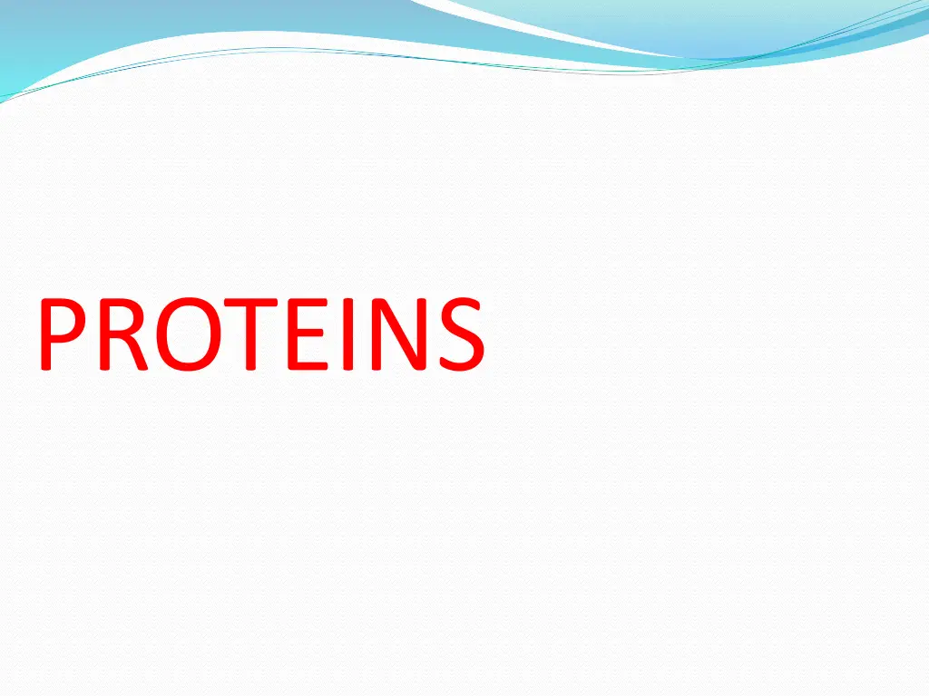 proteins