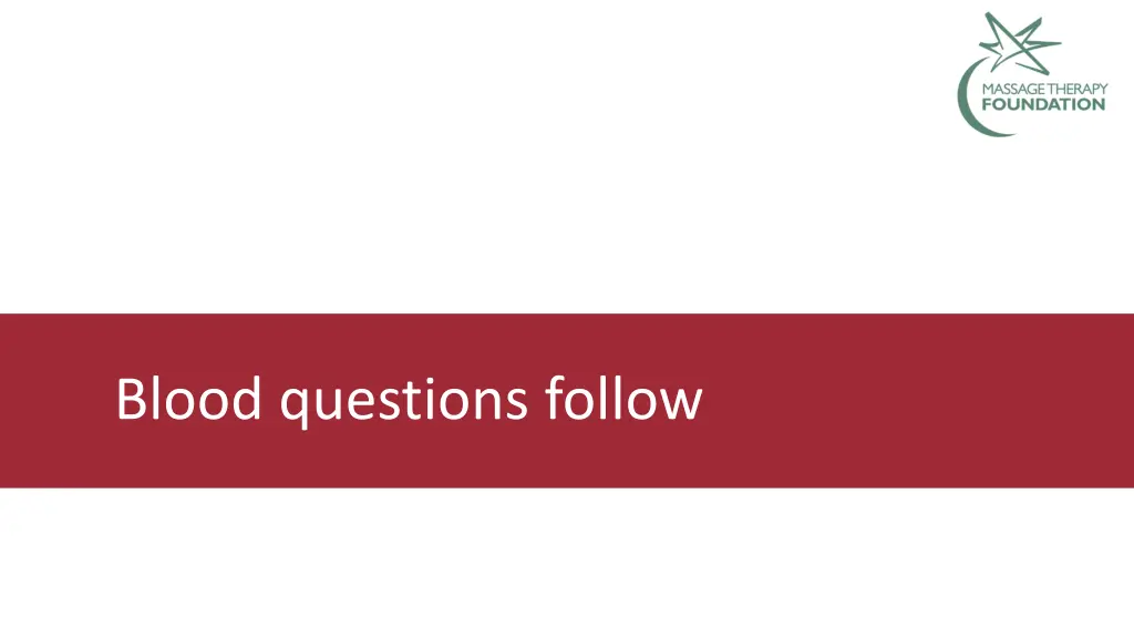blood questions follow