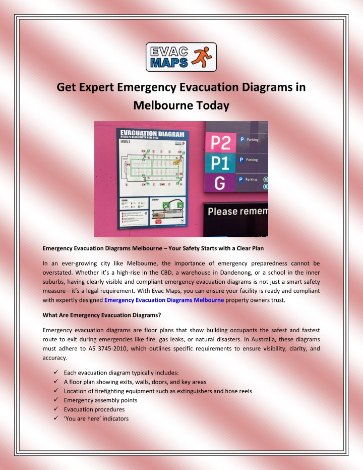 get expert emergency evacuation diagrams