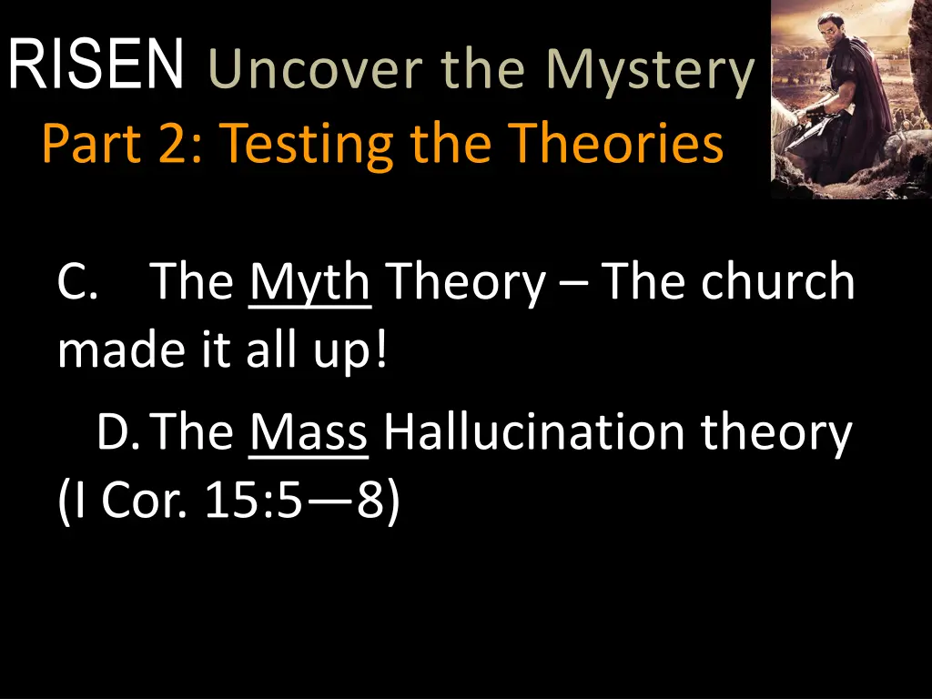 risen uncover the mystery part 2 testing 5