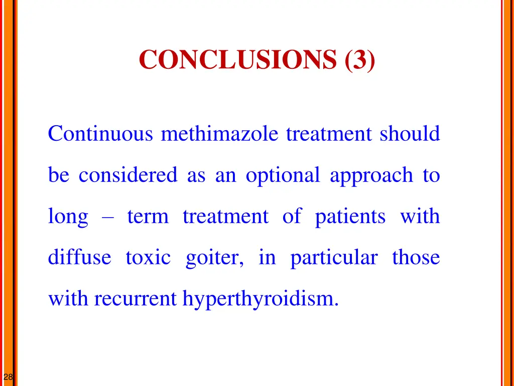 conclusions 3