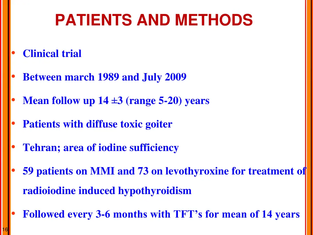 patients and methods
