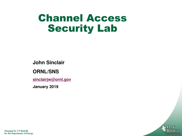 channel access security lab