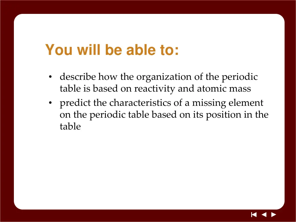 you will be able to