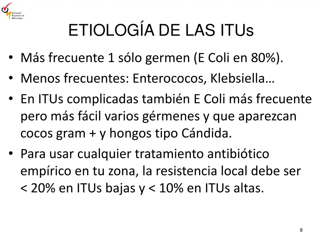 etiolog a de las itus