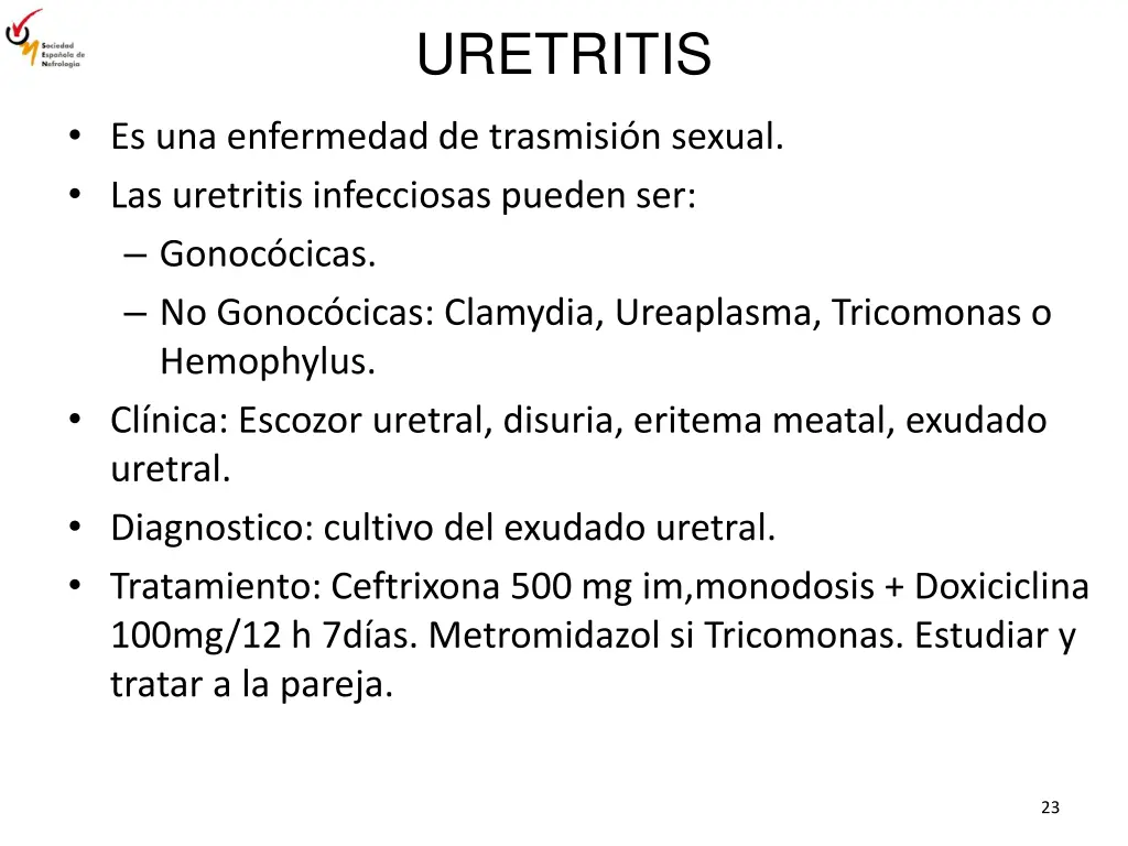uretritis