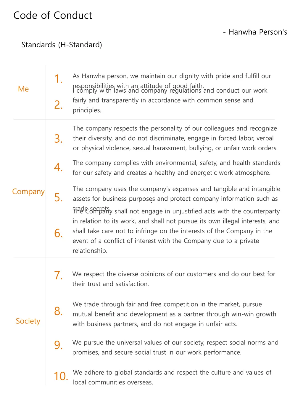 code of conduct 1