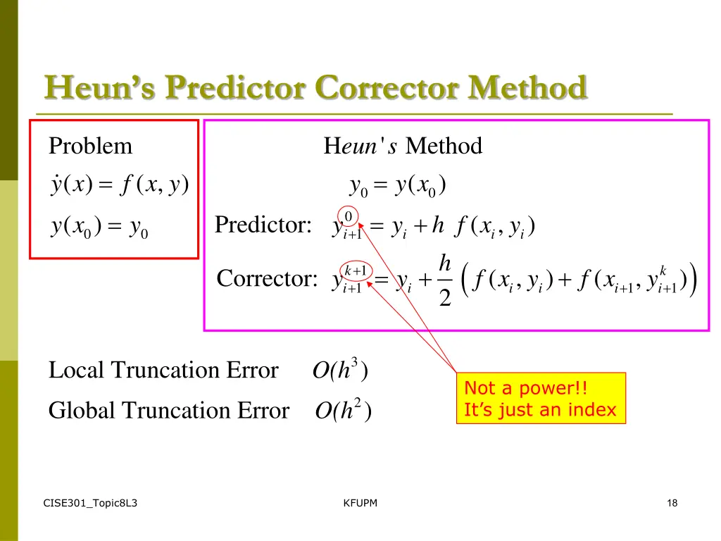 heun s predictor corrector method