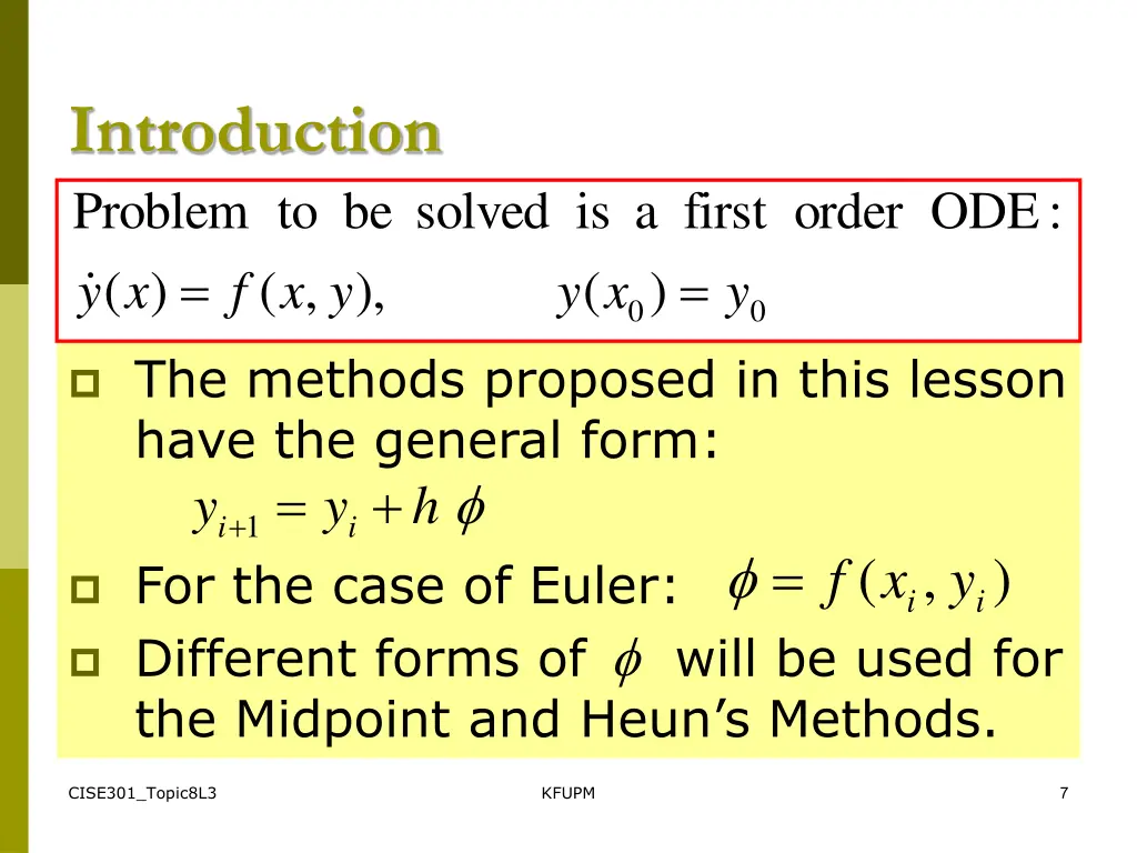 introduction to problem f x y