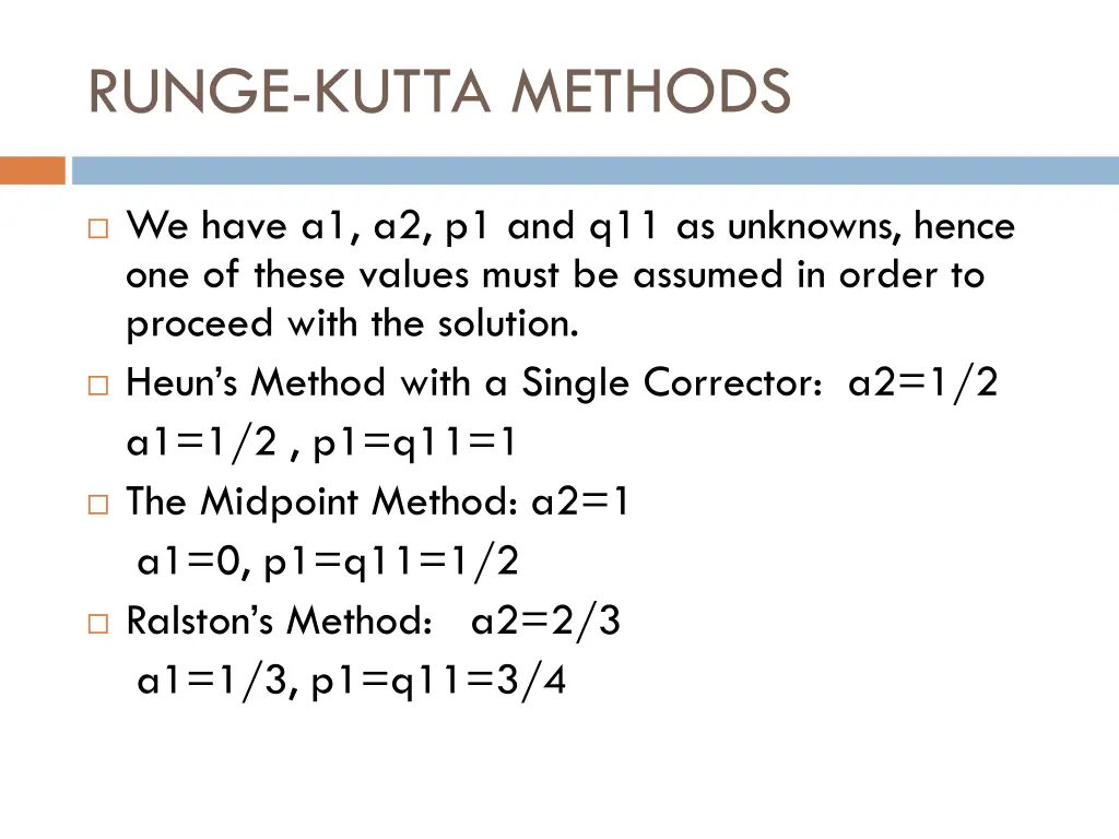 runge kutta methods 2