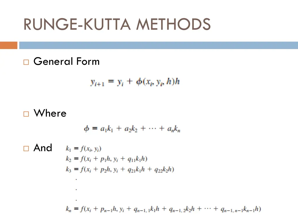 runge kutta methods
