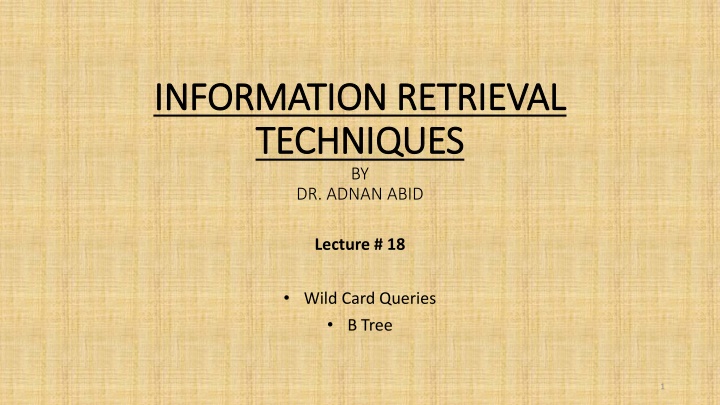information retrieval information retrieval