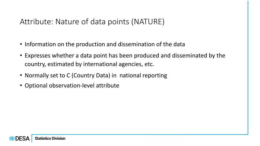 attribute nature of data points nature