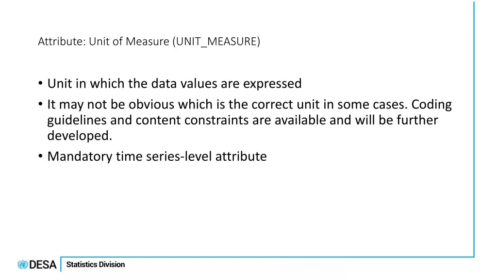 attribute unit of measure unit measure