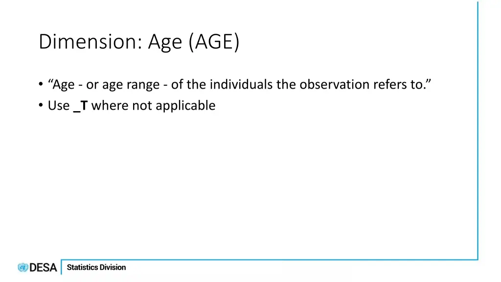 dimension age age