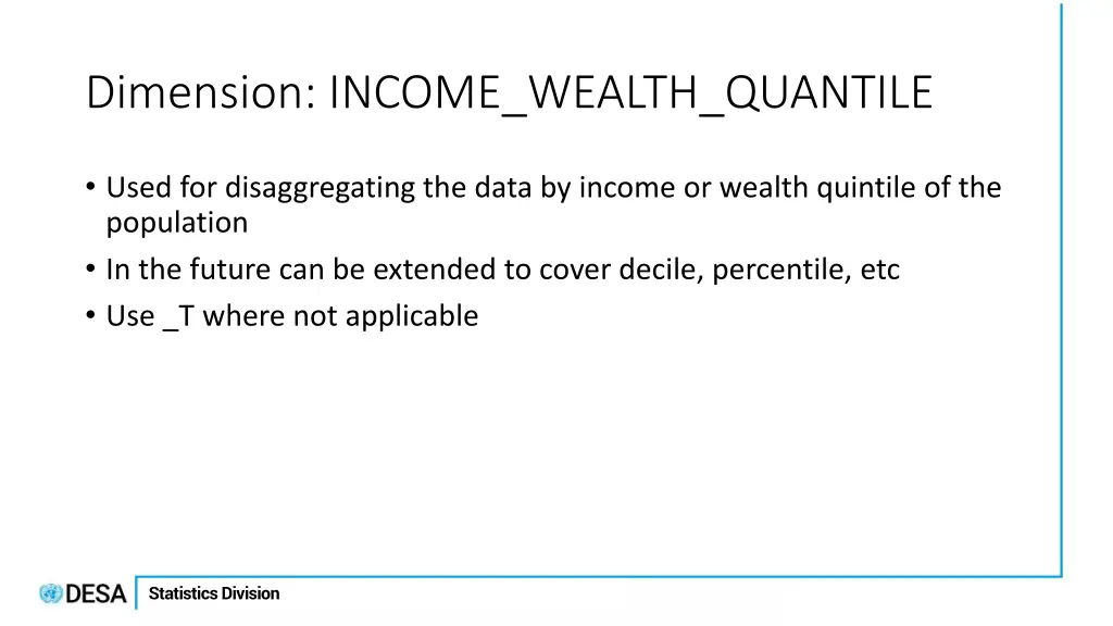 dimension income wealth quantile