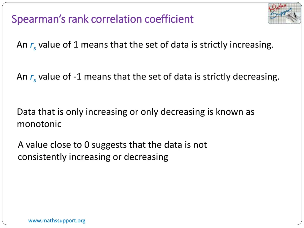 spearman s rank correlation coefficient spearman 1