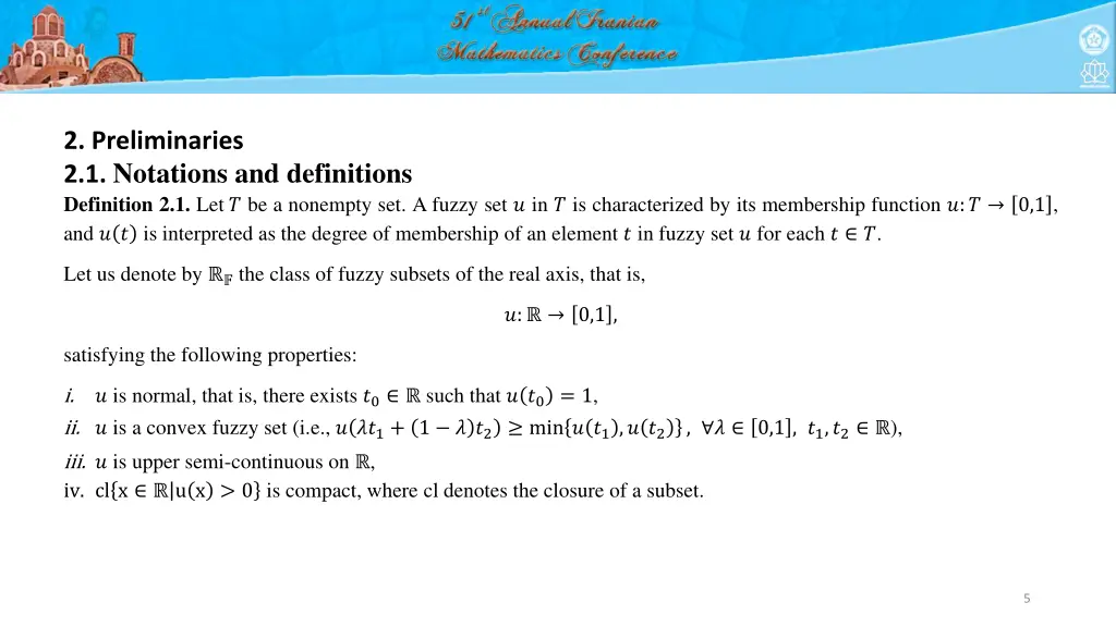2 preliminaries 2 1 notations and definitions