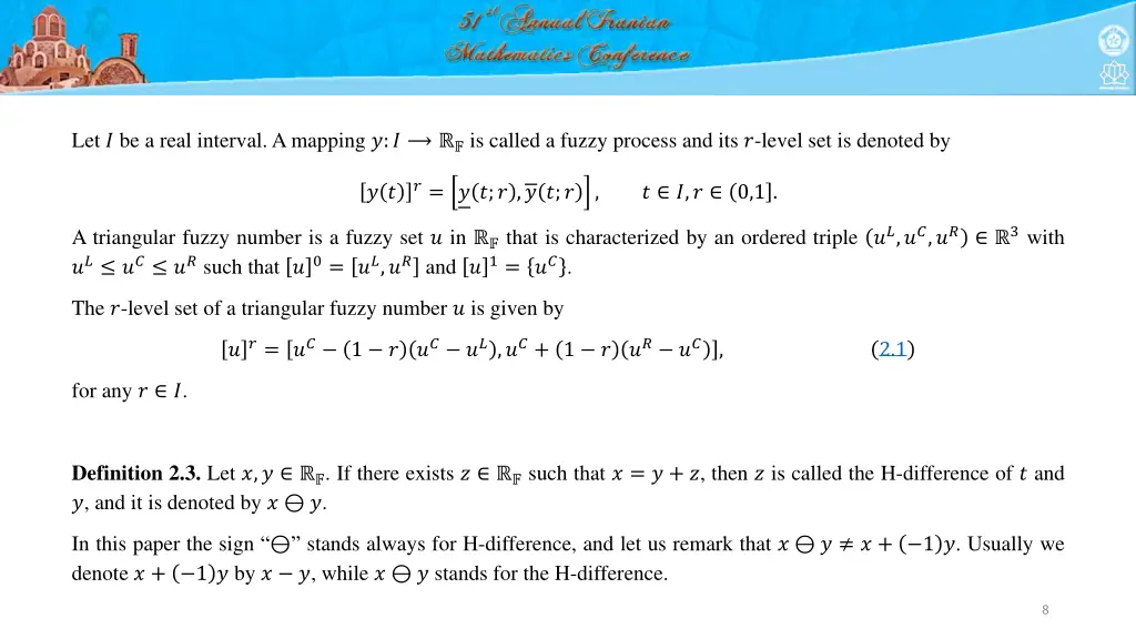 let be a real interval a mapping is called