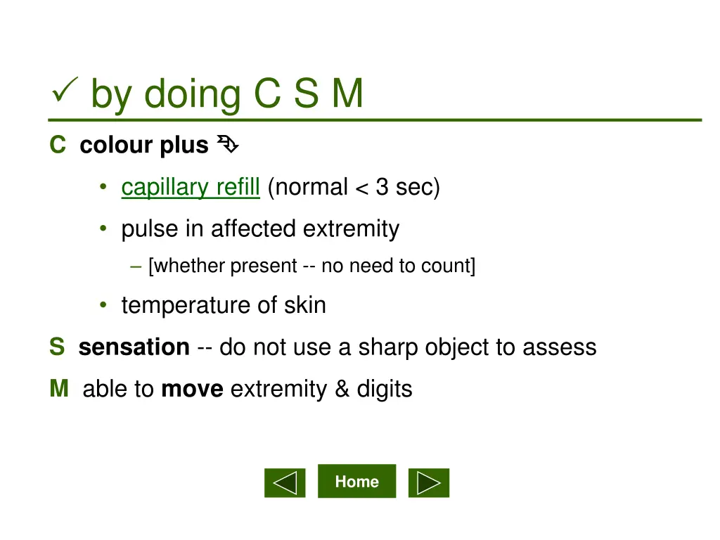 by doing c s m