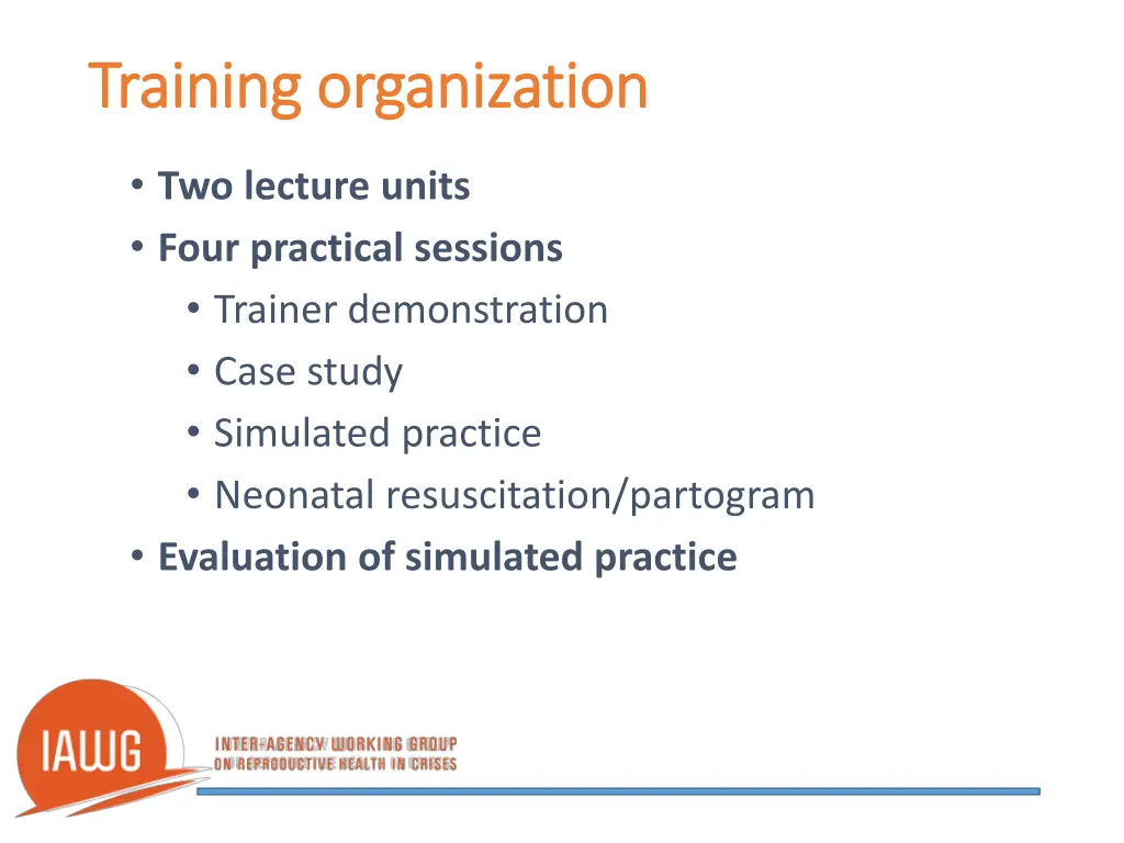 training organization training organization