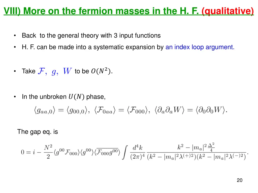 viii more on the fermion masses