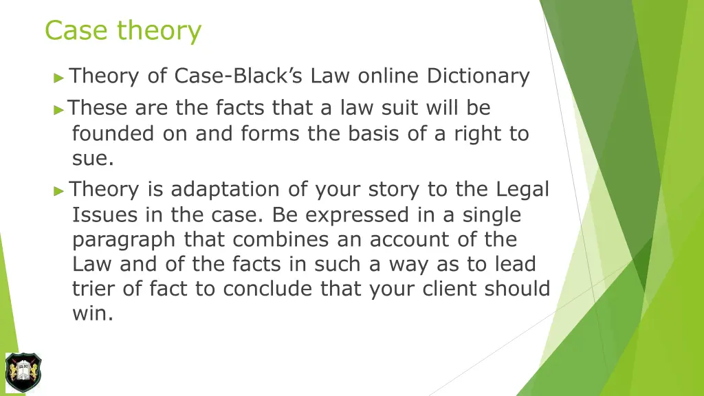 case theory