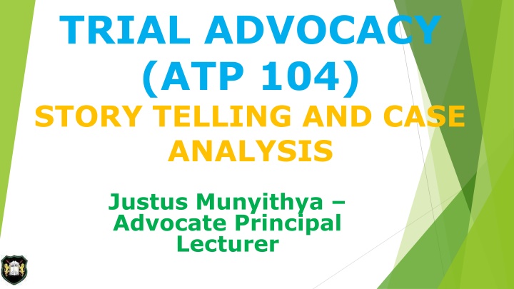 trial advocacy atp 104 story telling and case