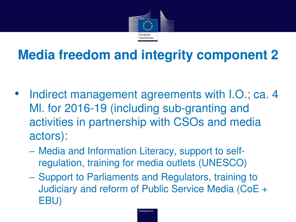 media freedom and integrity component 2