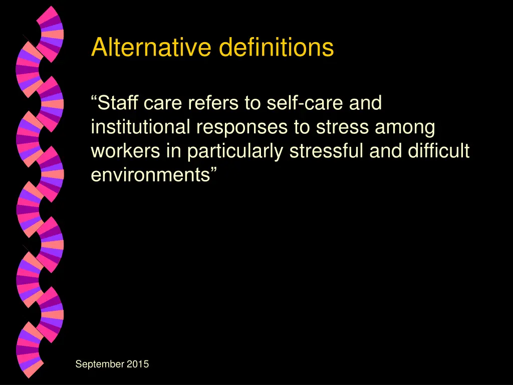 alternative definitions