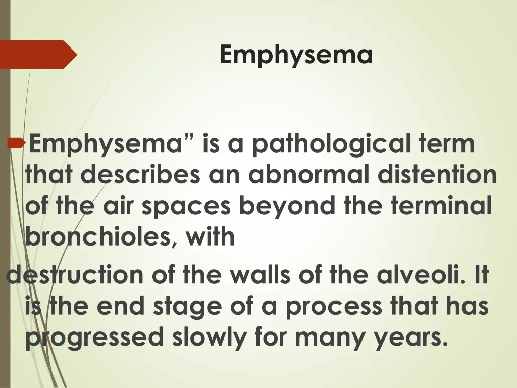 emphysema