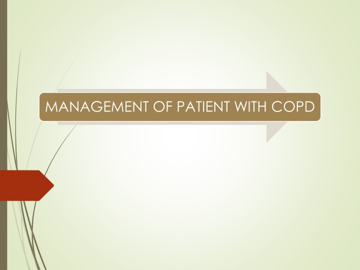 management of patient with copd