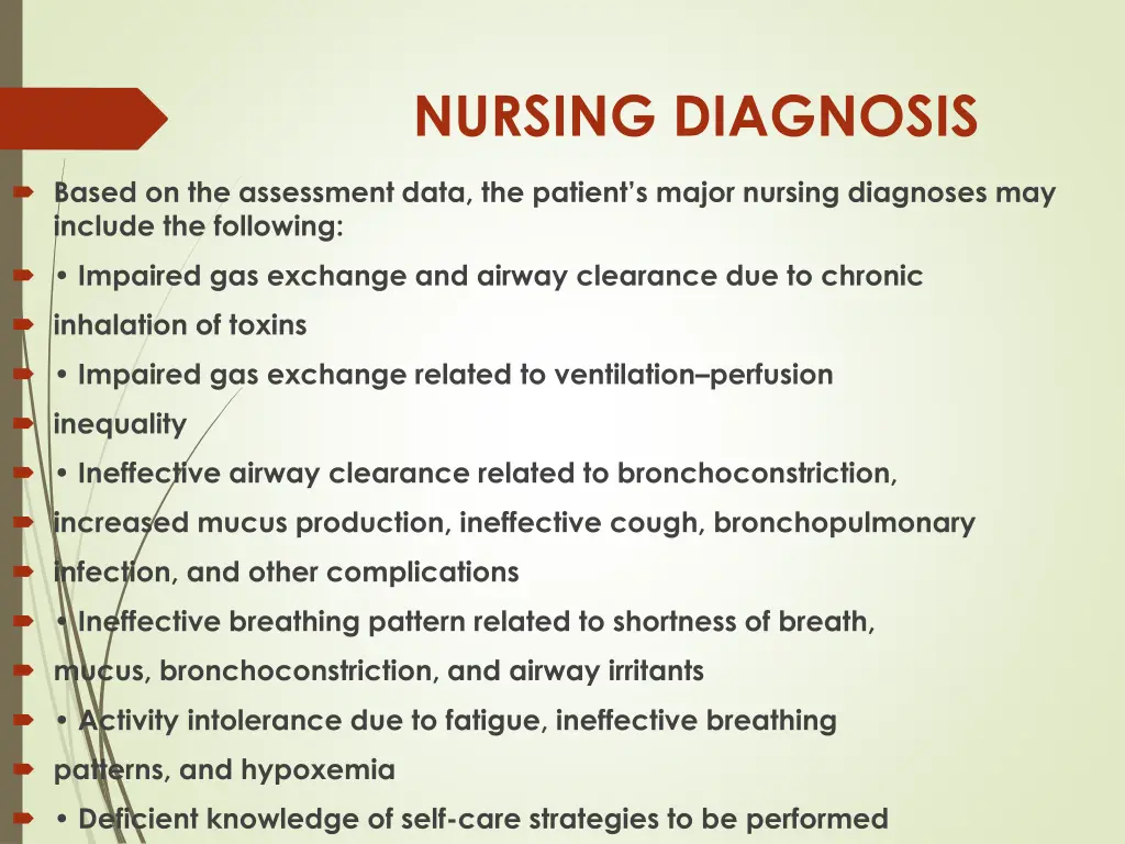 nursing diagnosis