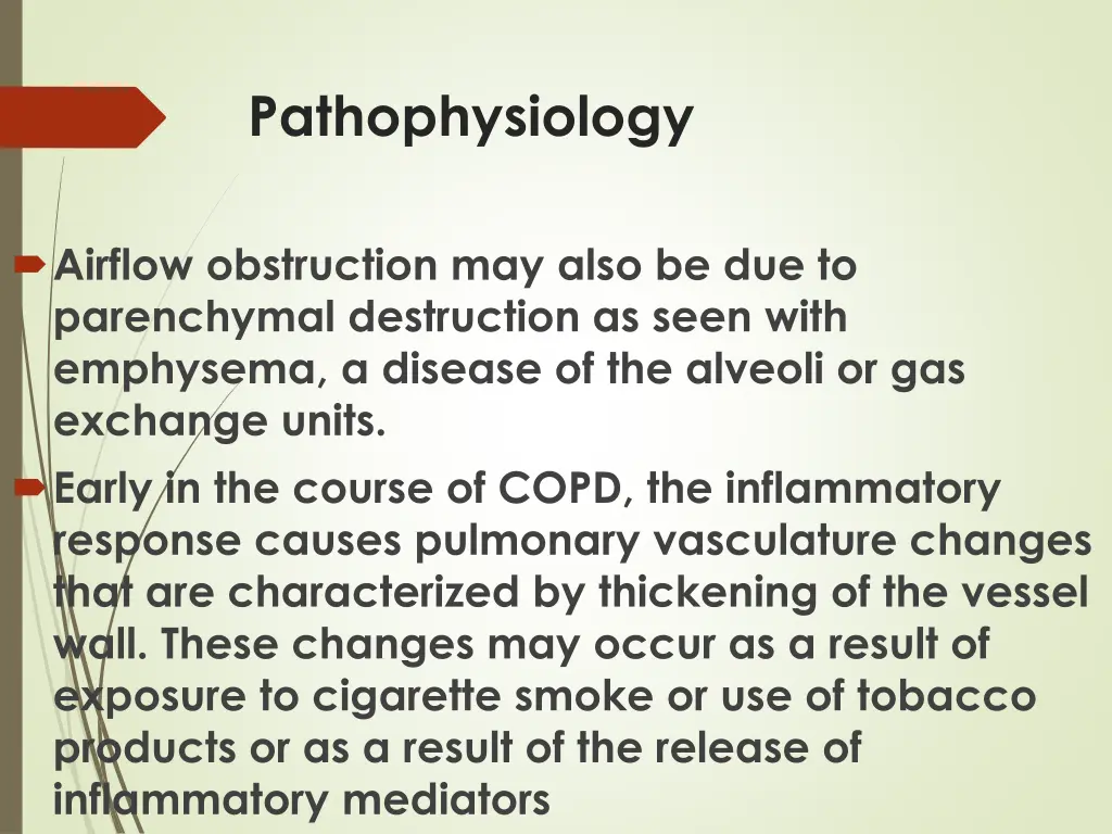 pathophysiology