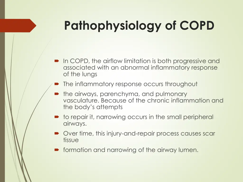 pathophysiology of copd