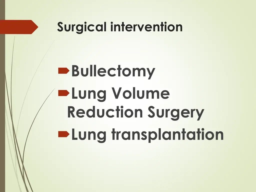surgical intervention