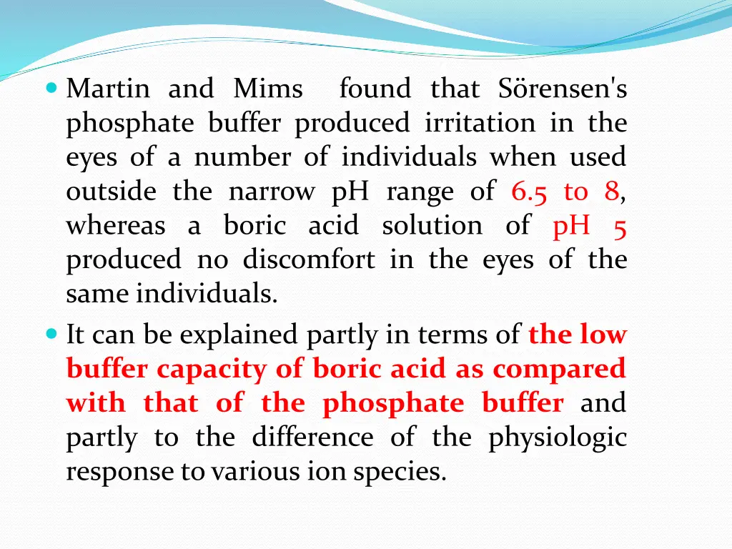 martin and mims found that s rensen s phosphate