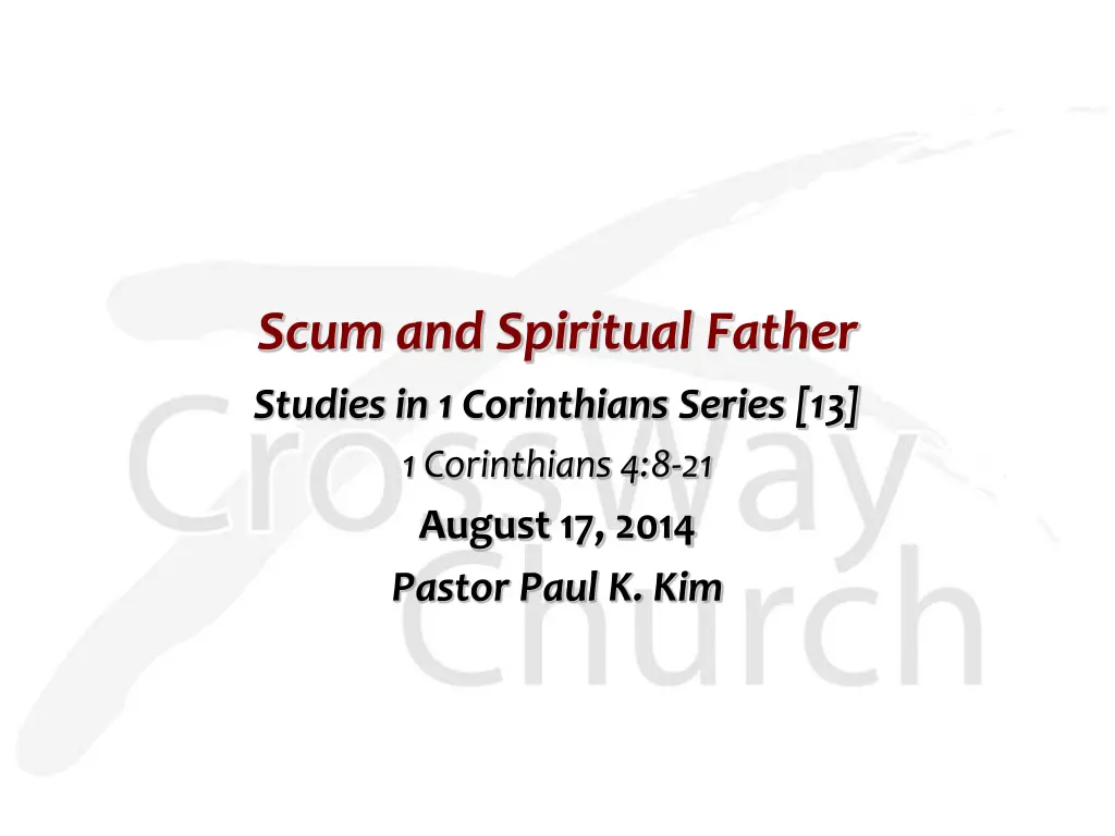 scum and spiritual father
