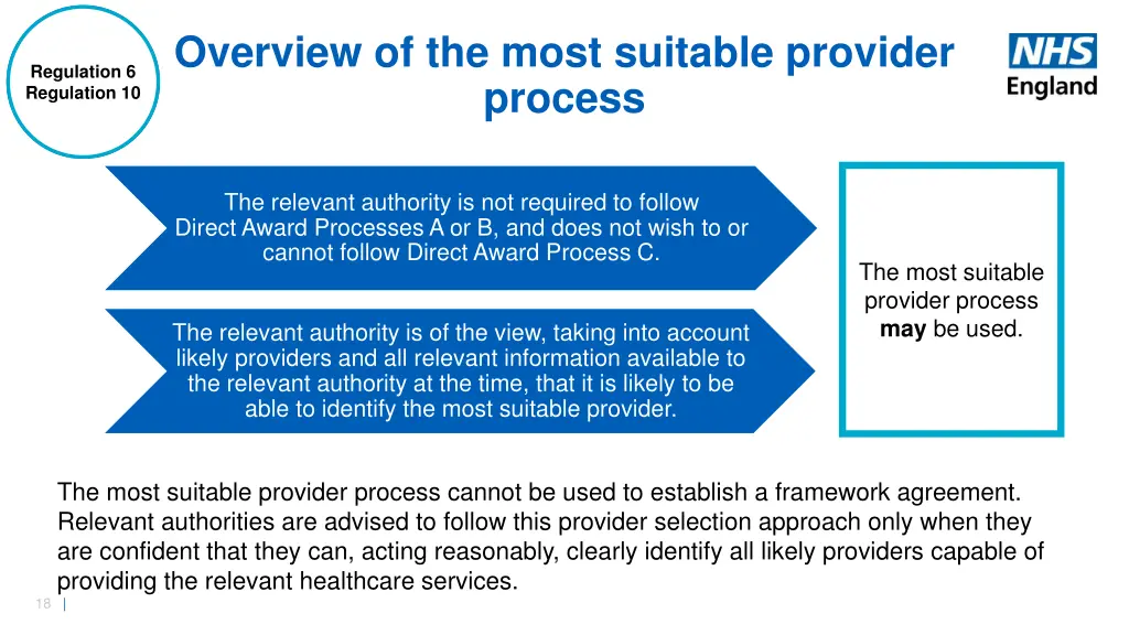 regulation 6 5 overview of the most suitable