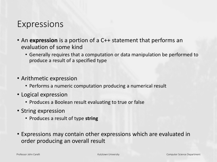 expressions