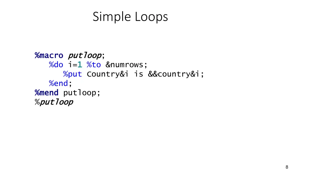 simple loops 2