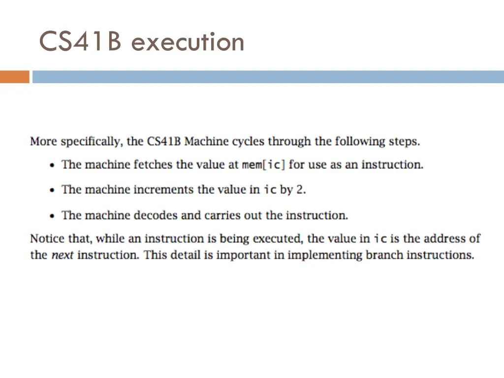 cs41b execution