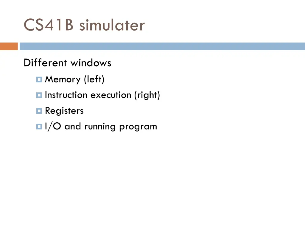 cs41b simulater