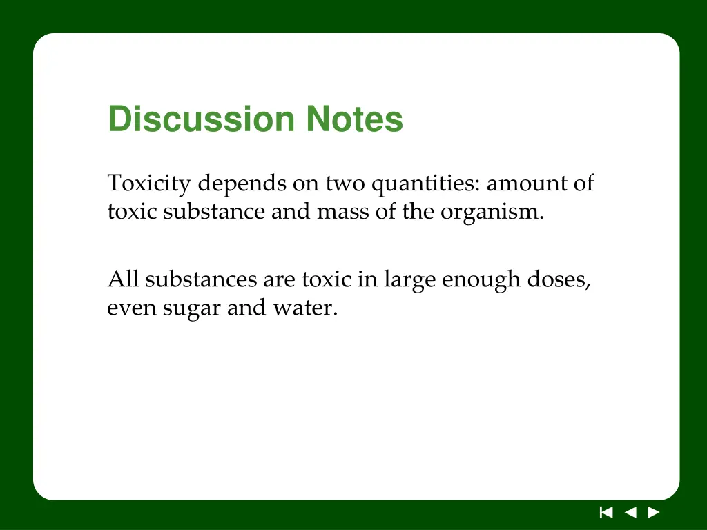 discussion notes