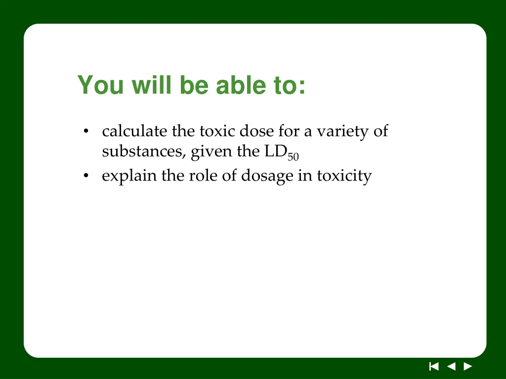 you will be able to