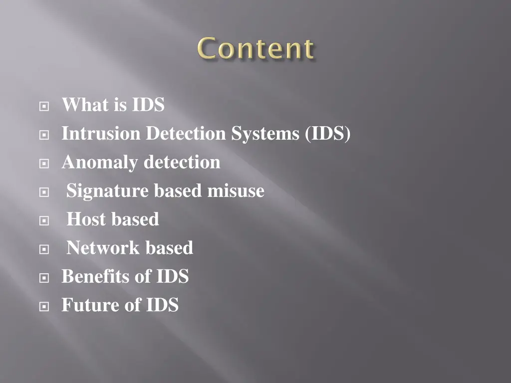 what is ids intrusion detection systems