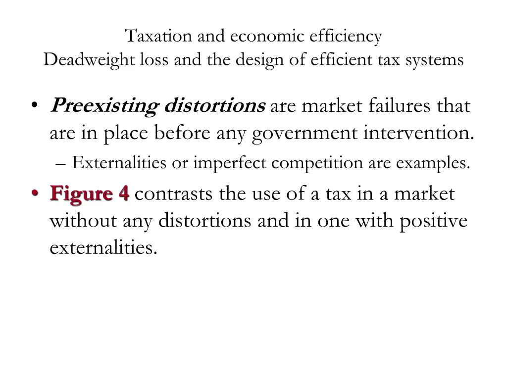 taxation and economic efficiency deadweight loss