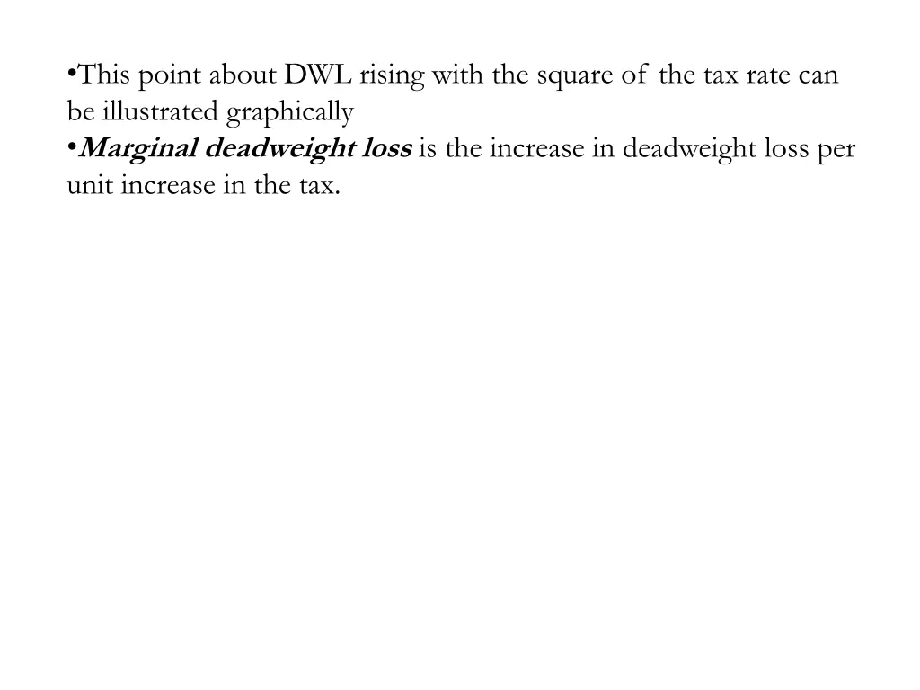 this point about dwl rising with the square